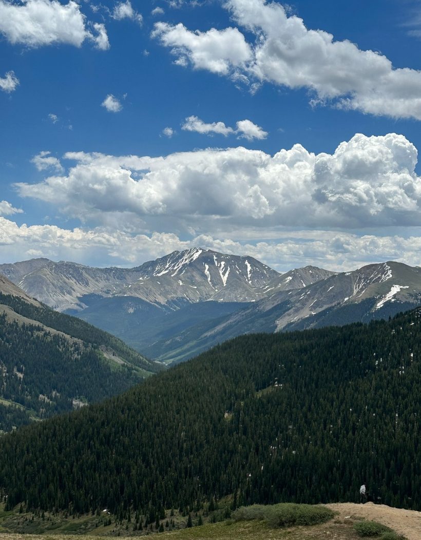 Colorado mountain vista in summer